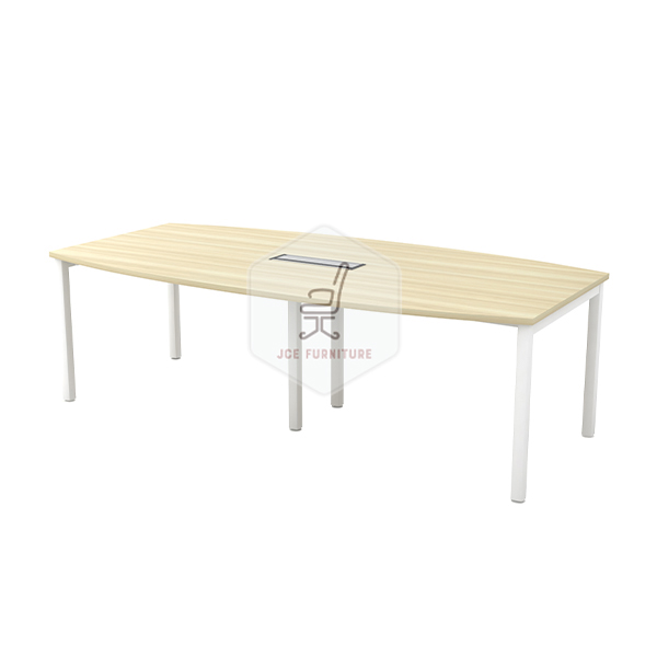 JCE Furniture - NSBB 24 Boat Shape Meeting Table C/W Flipper Box